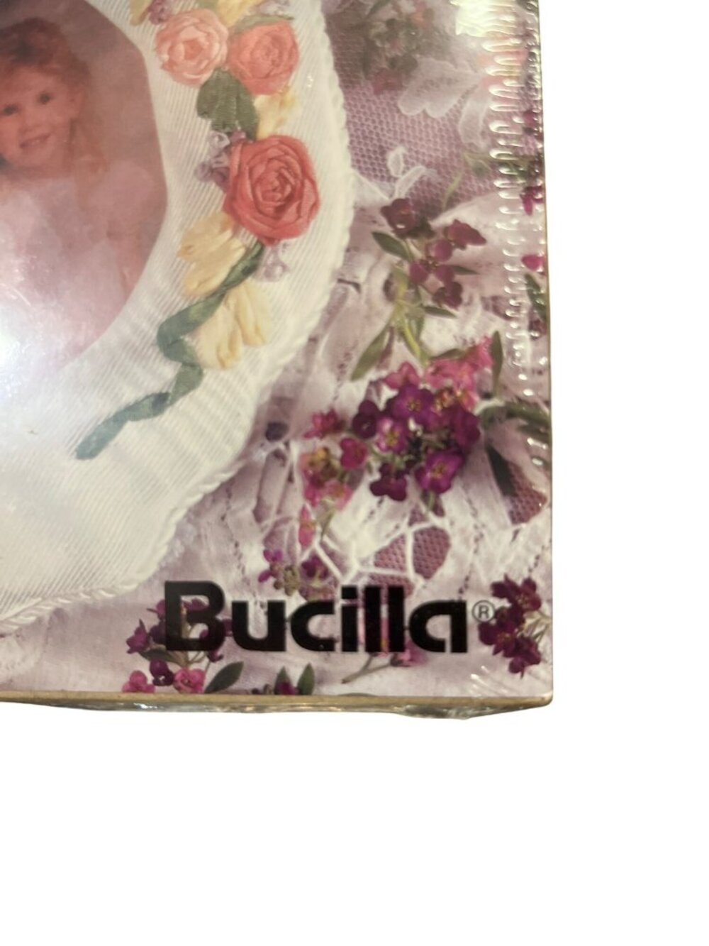 Vintage Bucilla Silk Ribbon Embroidery Kit Memories Abloom Frame 1995 NEW - Picture 4 of 9